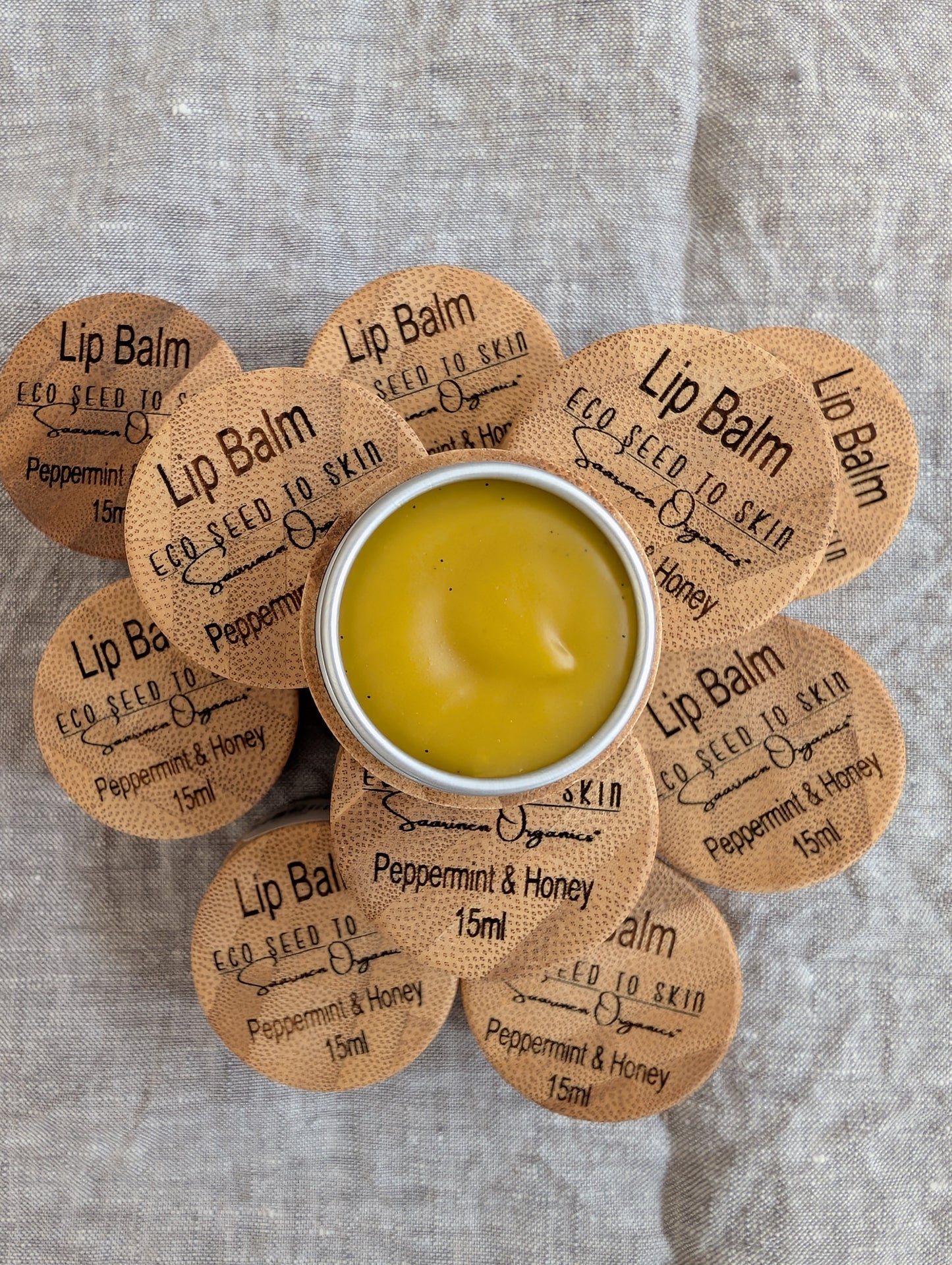 Eco Seed to Skin Lip Balm - Peppermint, Honey & Vanilla