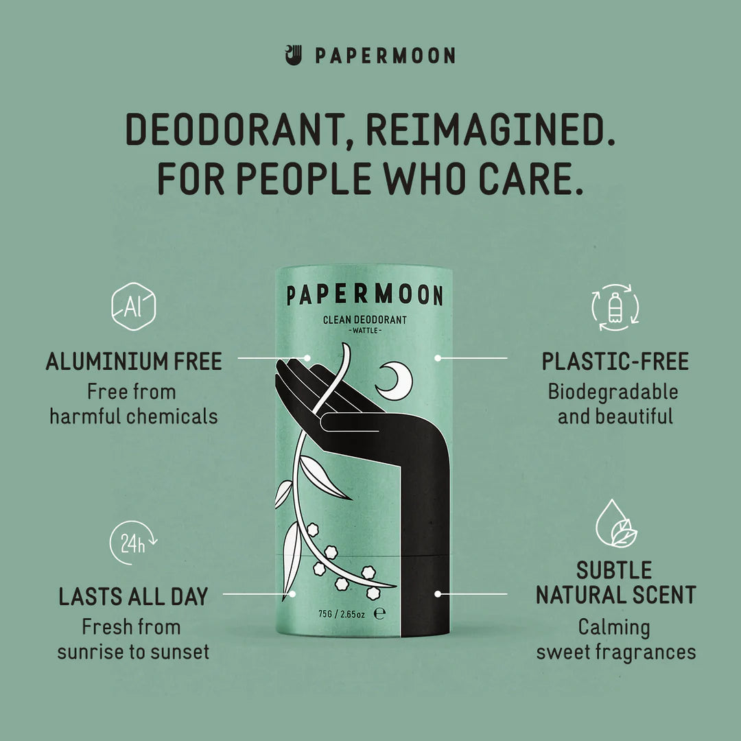 Papermoon Wattle Clean Deodorant