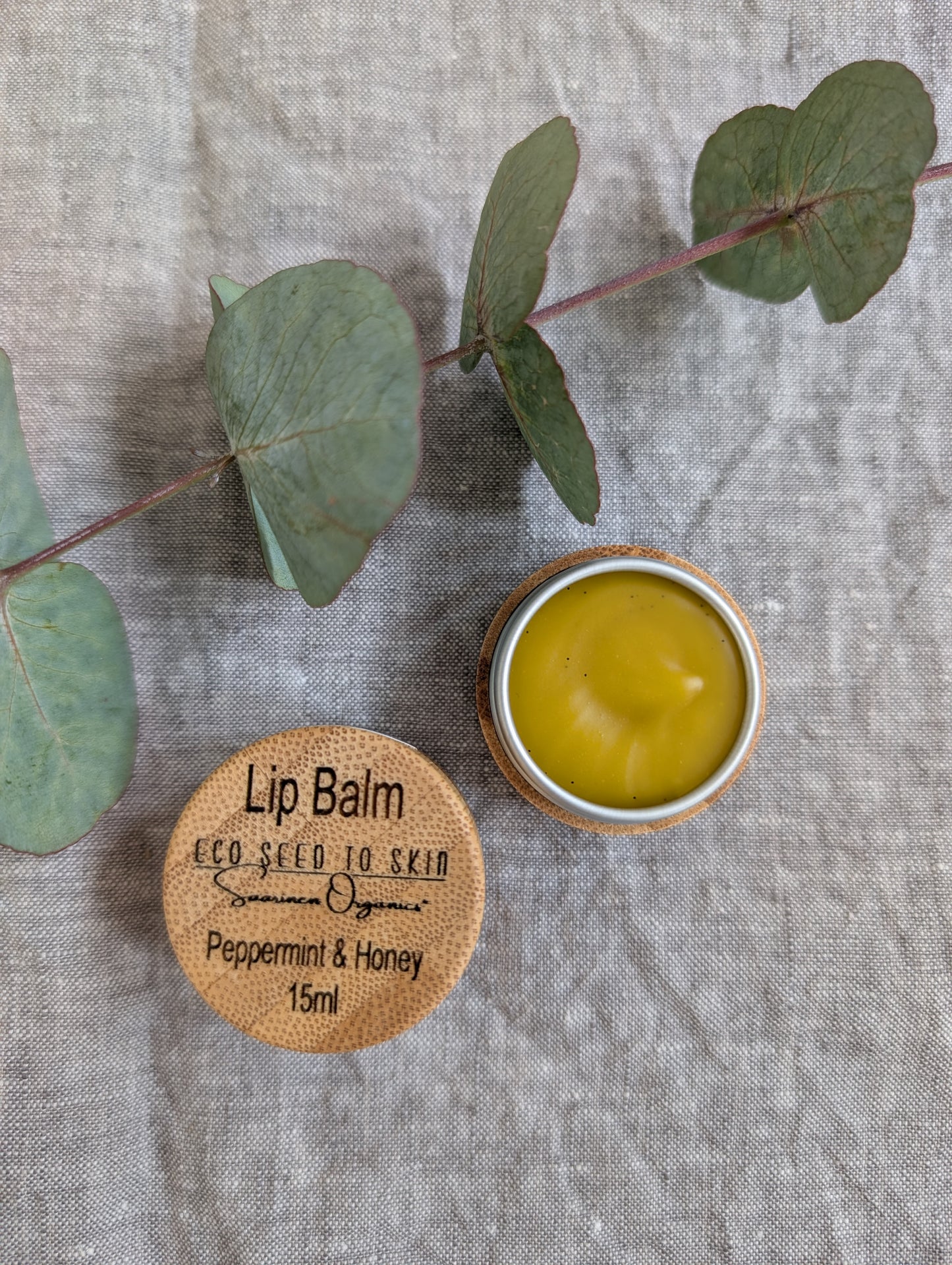 Eco Seed to Skin Lip Balm - Peppermint, Honey & Vanilla